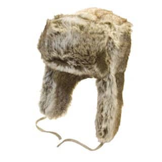 A782 - ADULTS' UNISEX FAKE FUR TRAPPER HAT